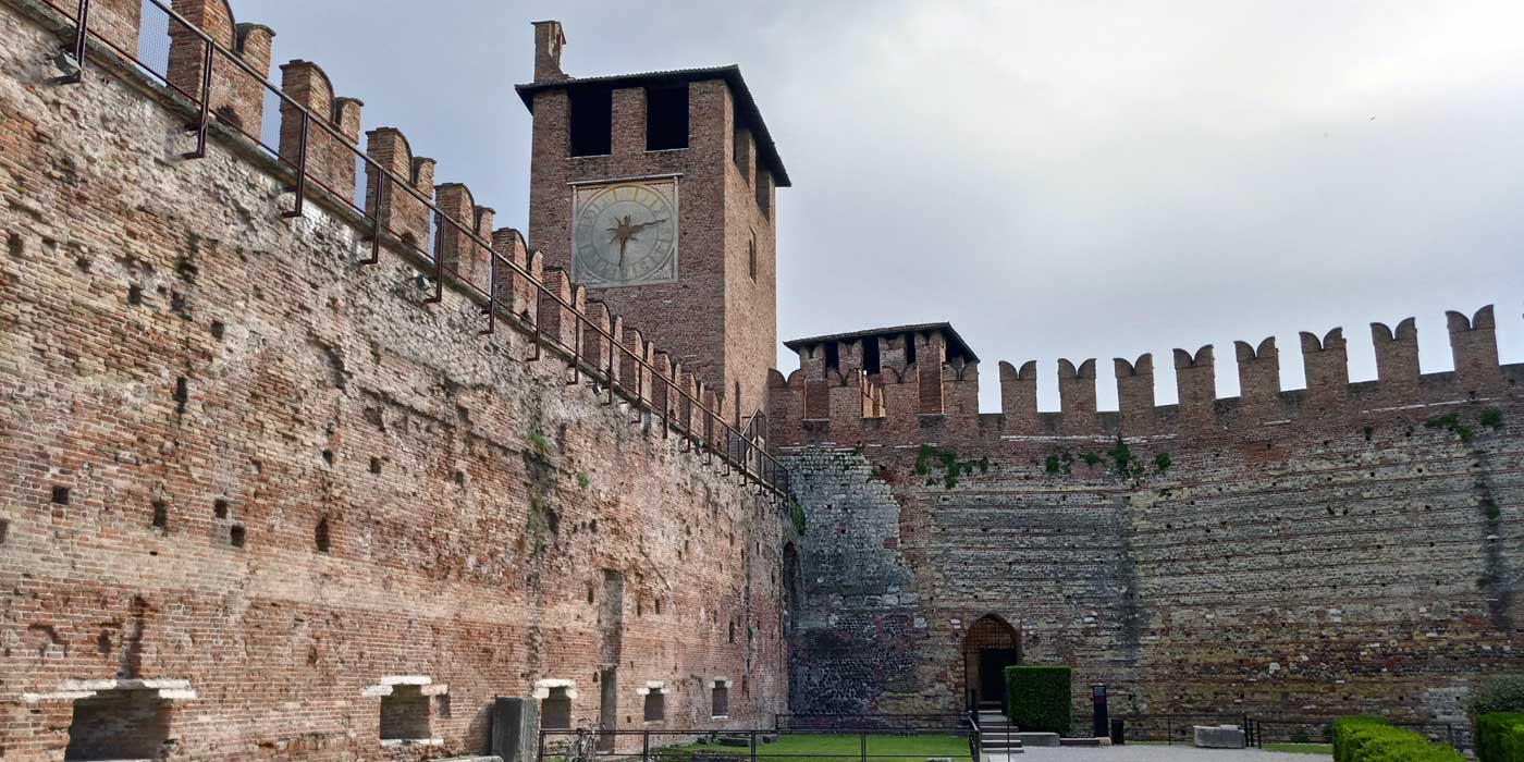 Die Festung Castelvecchio von Verona