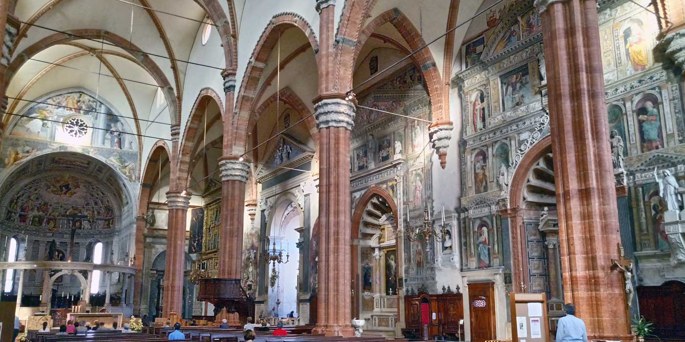 Die Kathedrale von Verona.