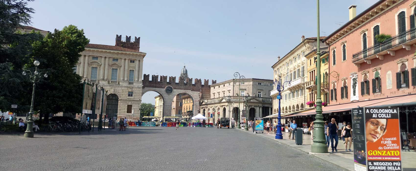 Die Piazza Bra von Verona