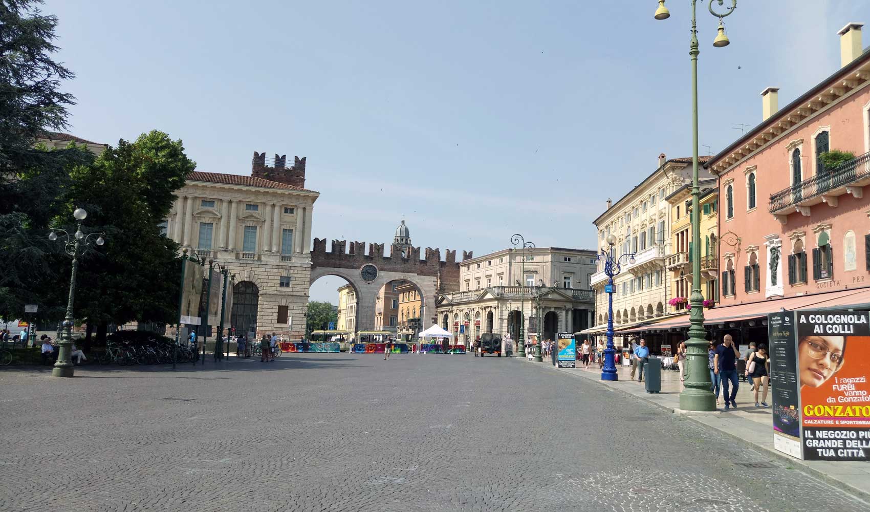 Die Piazza Bra von Verona